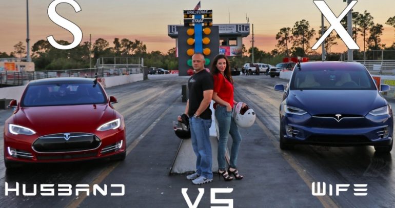 بالفيديو: زوجان يتحديان بعضهما بسباق للسيارات.. فمن الفائز؟